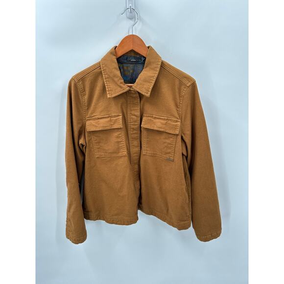 Prana Women's Nikit Walnut Brown Jacket // L - Picture 2 of 9